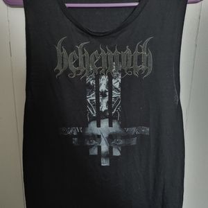 Behemoth Black Metal Satanic Concert Tank Top